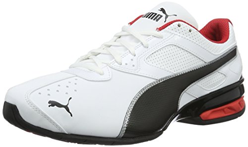 PUMA Tazon 6 FM Shoes, Zapatos para Correr Hombre, White Black Silver, 43 EU